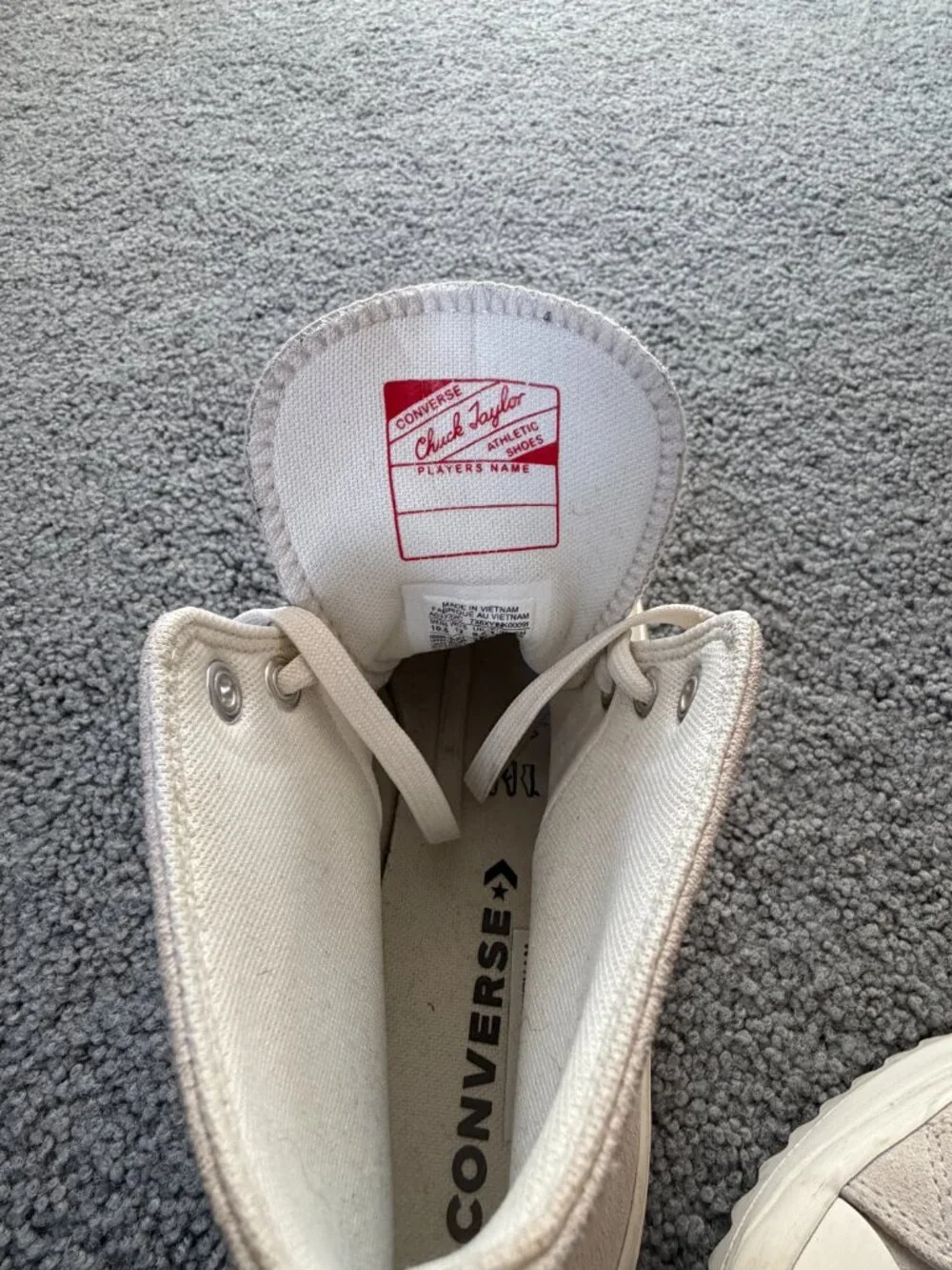 Converse Run Star Hike Platform in Earthy Neutrals - Men's Size 10.5 - Suede EUC - Picture 7 of 15